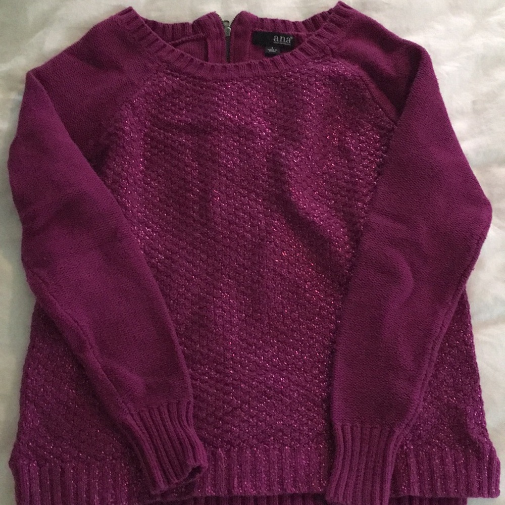 Purple shimmer Ana sweater